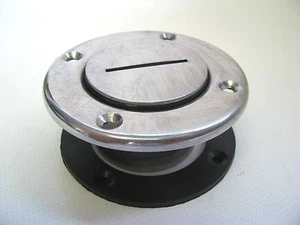 Deck Fill w/ Attachment Chain for 1 1/2" Hose Bib Sea-Dog Line SS Unmarked - Picture 1 of 2