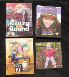 4 BK KNIT Knitting In The Round Mittens Hats for Yarn Lovers Traveling Bags - Picture 1 of 12