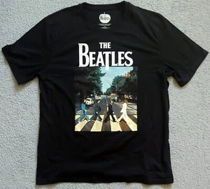THE BEATLES LARGE T-SHIRT LARGE SCHWARZ - ABBEY ROAD GRAFIK - APPLE CORPS LTD. - Bild 1 von 3