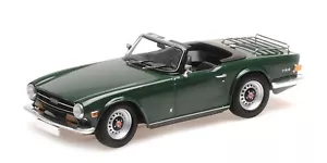 1:18 Minichamps 155132036 Triumph TR 6 LHD 1969 BRITISH RACING GREEN NUEVO Y EMBALAJE ORIGINAL - Imagen 1 de 4