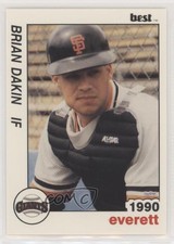 1990 Best Everett Giants Brian Dakin #17