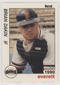 1990 Best Everett Giants Brian Dakin #17