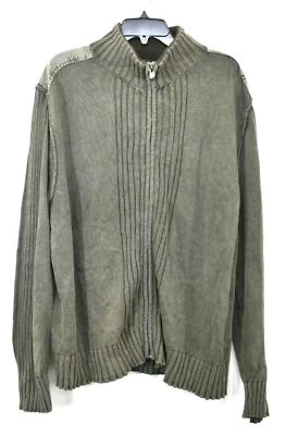 Suéter pulôver masculino Solaris gola alta oliva tricô à mão remendo de ombro XXL - Imagem 1 de 4