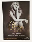 CELINE DION Flyer original 2017 Live BIRMINGHAM UK Show A5 Glossy PROMO Poster