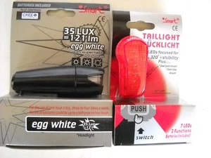 **NOS SMART EGG WHITE SUPERFLASH FARO Y LUZ TRASERA SMART 7 LED + ACCESORIOS* - Imagen 1 de 7