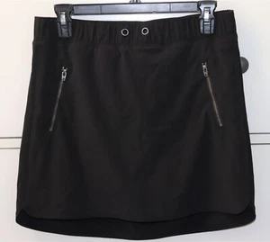 Falda de cintura elástica negra Athleta talla S ~ 15" de largo - Imagen 1 de 13