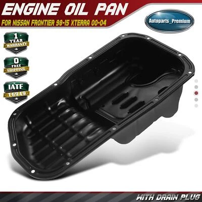 Nova bandeja de óleo do motor para Nissan Frontier 1990-2015 Pickup D21 2.4L GAS DOHC - Imagem 1 de 4