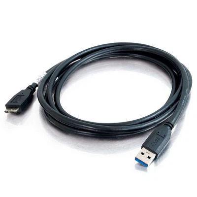 C2G 54178 3M USB 3.0 Typ A männlich, Micro-USB-Typ-B männlich Kabel schwarz - Bild 1 von 1