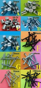 Cross Dowels & Bolts Slotted Barrel Nuts For Furniture Beds Cribs Chairs (5-Pk) - Picture 1 of 16
