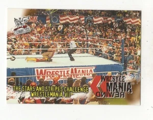 2001 FLEER WWF WRESTLEMANIA WRESTLING REWIND STARS & STRIPES #87 WR - Imagen 1 de 8