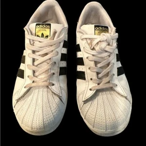Adidas Superstar Shell weiß/schwarz Gr. 3 TOP - Bild 1 von 6
