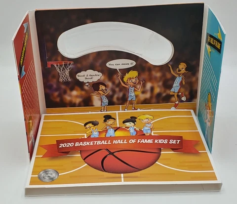 2020 S Basketball Hall of Fame Kids Set Enhanced Uncirculated Half Dollar Case Cover
