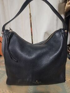 KATE SPADE black Hobo Genuine Leather Bag-read descriptions