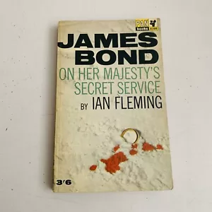 On Her Majesty's Secret Service Ian Fleming James Bond 5th Printing 1965 Rare - Picture 1 of 7