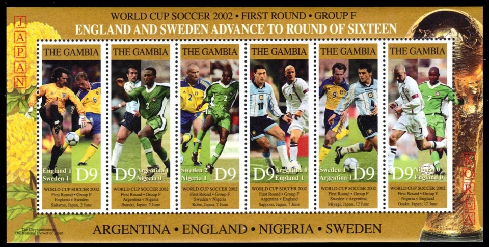 GAMBIA 2617 - Japan-Korea World Cup "Souvenir Sheet" (pb53504) - Image 1 of 1