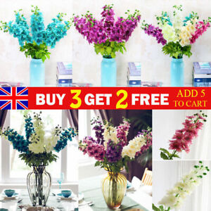 Artificial Fake Silk Flowers Home Party Decor Plants Bouquet Hyacinth Real Touch