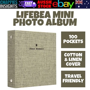 LIFEBEA 100 Pockets Mini Photo Album Picture Case Fujifilm Instax Film - Picture 1 of 9
