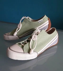 "PIRELLI" scarpe di tela, colore verde menta, taglia USA 9, EURO 39. - Foto 1 di 7