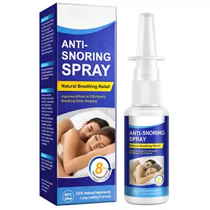 30ML Anti Snoring Spray Stop Snore Breath Throat Relief Sleeping Easier Spray - Picture 1 of 12