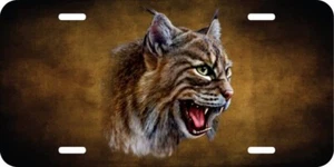 Wildcat Bobca Lynx Cougar Cat WildLife Aluminum Car Vanity Plate Tag (LP673) - Bild 1 von 2