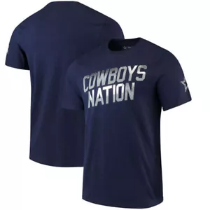 Dallas Cowboys NFL Men's Navy Blue Nation T-Shirt, Large - Picture 1 of 4