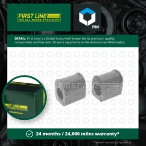 2x Anti Roll Bar Bush (pair) fits RENAULT CLIO Mk1, Mk2 Front Inner 1990 on New - Picture 1 of 3