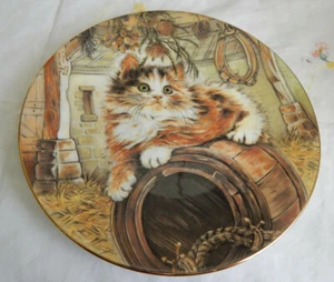 COUNTRY KITTY PLATE KITTEN CLASSICS 8 1/4" - Picture 1 of 3