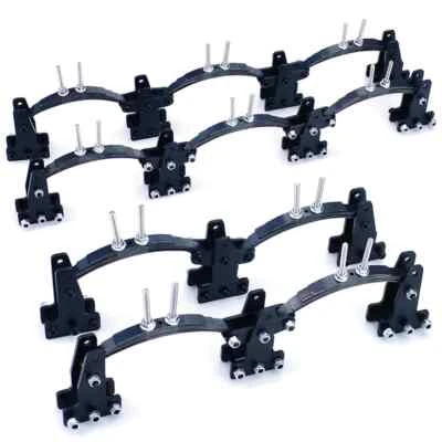 Metall 2/3 Achse Saldo Aussetzung Für 1/14 Tamiya RC LKW Scania 770S Volvo Auto - Bild 1 von 4