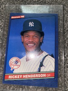 1986 Donruss - #51 Rickey Henderson