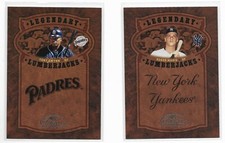 2005 Donruss Classics LEGENDARY LUMBERJACKS Pick-A-Insert Maris Gwynn Williams