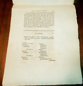 1799 Henry Muhlenberg Paper. Lancaster PA Botany. American Philosophical Society - Picture 1 of 2