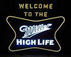 2023 MILLER HIGH LIFE BEER 3-D Soft Cross LED SIGN In Box "NOS" Simply The Best