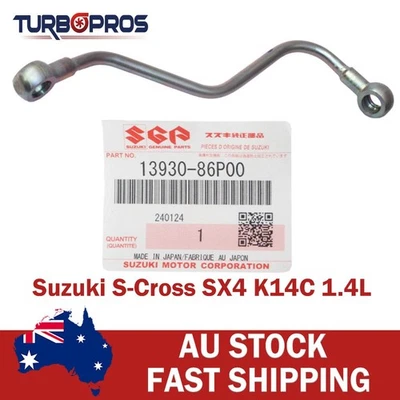 Tubo de alimentación de aceite turbo cargador original para Suzuki S-Cross SX4 K14C 1,4 L Foto 1 de 4