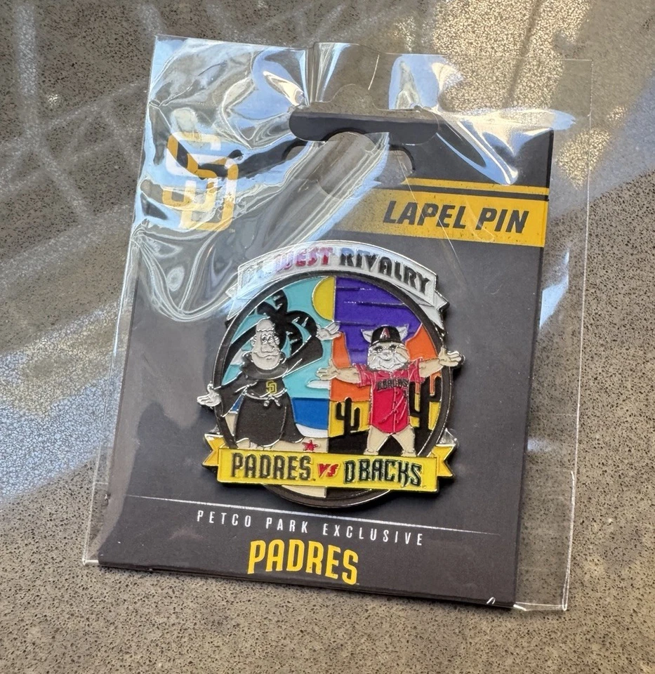 SAN DIEGO PADRES Vs ARIZONA DIAMONDBACKS Pin "Petco Park Exclusive" - Image 1 of 1