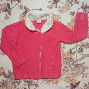 Girls Gymboree Knit Zip-Up Sweater Coat Size S (5/6) – Preowned Great Shape - Picture 1 of 4