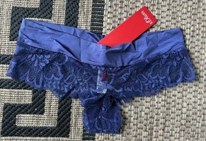 NEU PANTY ZARTE TÜLLSPITZE 32/34 40/42 44/46 s'OLIVER royalblau navy *376574 - Picture 1 of 2