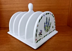 The Leonardo Collection Toast Rack Fine Bone China Floral Design Preloved - Picture 1 of 6