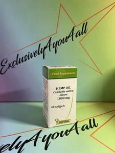 Hemp Oil, Ulei de Canepa, 40 Softgels - Picture 1 of 9