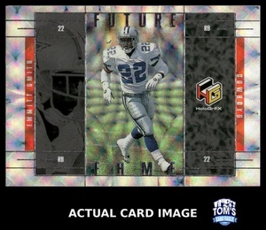 Upper Deck HoloGrFX 1999 #FF3 EMMITT SMITH Dallas Cowboys Salón de la fama casi nuevo - Imagen 1 de 4