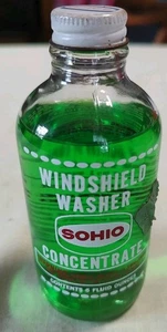 NEAR MINT frühe 50er Jahre SOHIO SCHEIBENWASCHKONZENTRAT alte Ölflasche ~ Dose - Bild 1 von 6