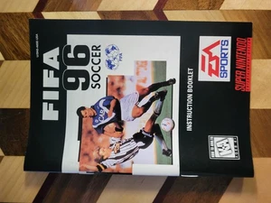 FIFA 96 Fútbol SNES Super Nintendo SOLO INSTRUCCIONES - Imagen 1 de 3