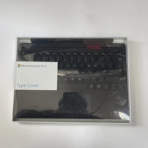 Microsoft Surface Pro 4 Type Cover Keyboard Folio/Case Black Magnetic P1E3 - Picture 1 of 2