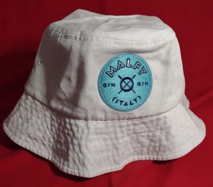 Malfy Gin Unisex White Cotton Bucket Hat - New! - Picture 1 of 6