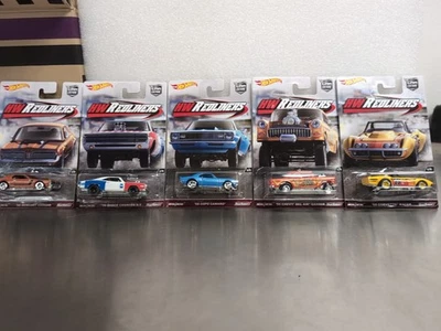 2016 Hot Wheels Premium Car Culture HW REDLINERS Complete Set Of 5. Real Riders - Image 1 of 4