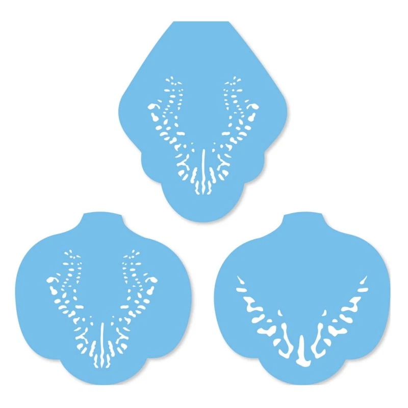 JEM 3 Set CYMBIDIUM ORCHID Flower Cake Decorating Stencil Sugarcraft Decoration - Image 1 of 1