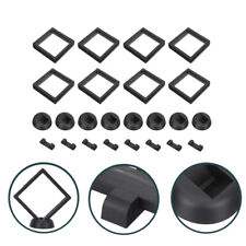 8Pcs Black 3D Floating Frame Display Stand for , Jewelry, Coins