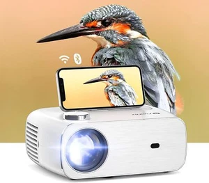 FunFlix Native 1080P Portable WiFi Bluetooth Projector,9500L HD Mini Projector - Picture 1 of 8