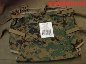 USMC Military Gen 2 Radio Pouch Rack Sack Utility Bag Woodland Digital Camo New - Picture 1 of 5