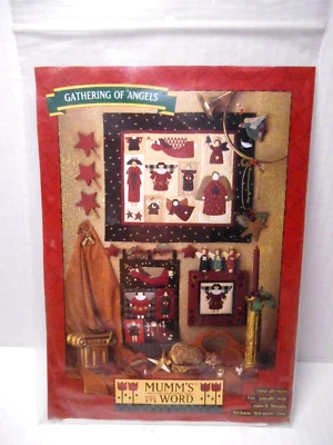 GATHERING OF ANGELS Quilt Pattern DEBBIE MUMM's The Word  Primitive Christmas - Image 1 of 2