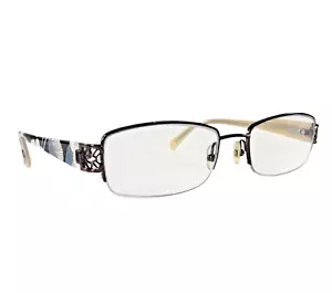 Vera Bradley VB-3030 Women's Camellia Half-Rim Rectangle Frames w Case 51-18-135 - Picture 1 of 13